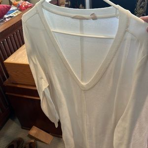 V neck sweatshirt